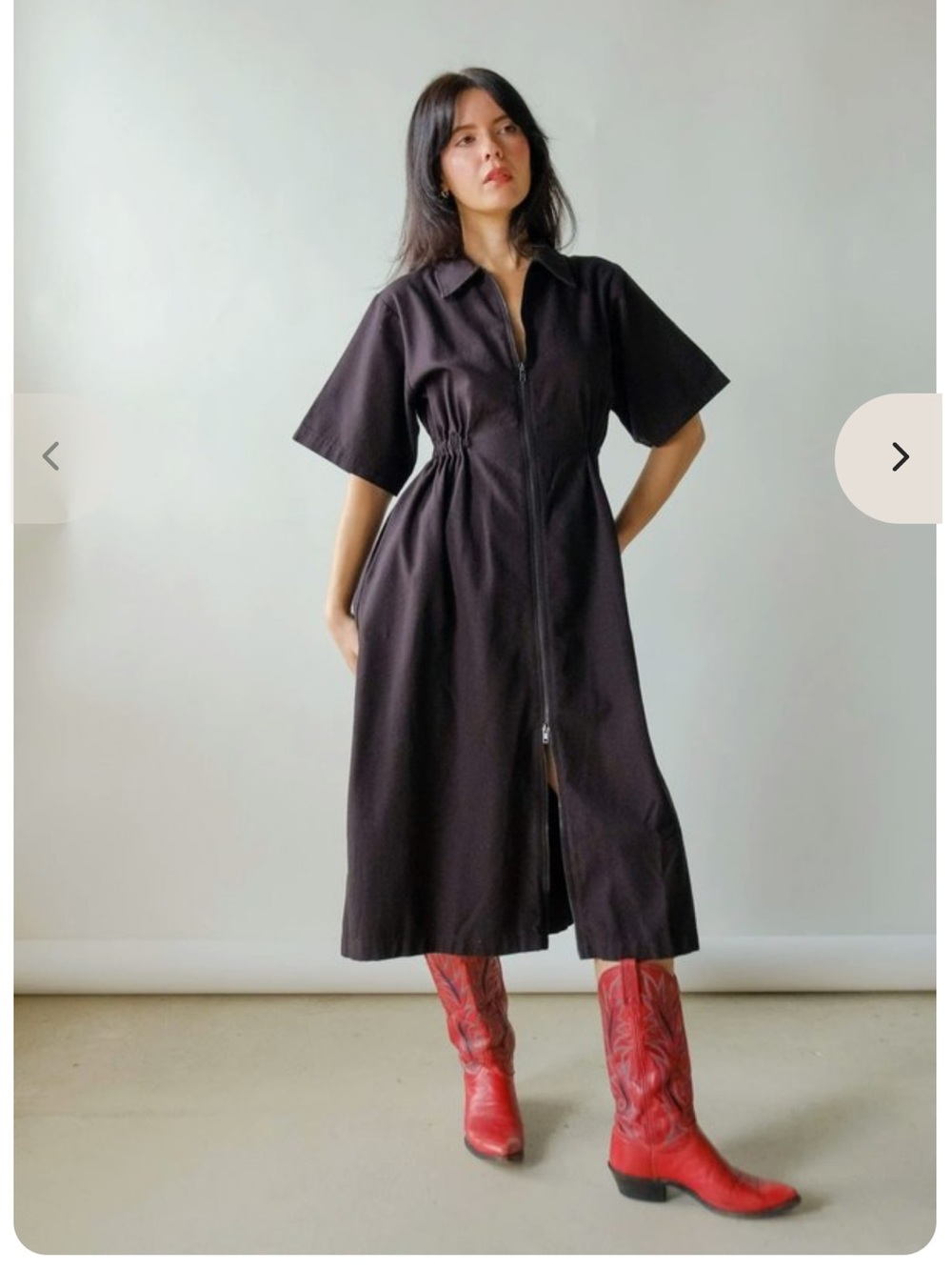 Noble Long Utility Dress - Picture 5 of 11